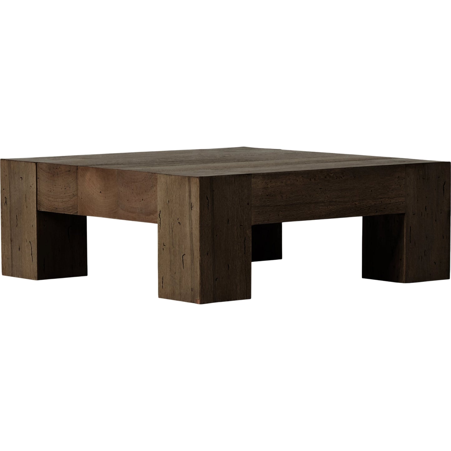 002 SI-2000881 | Primary Silo | Abaso Small Square Coffee Table by Four Hands. Made from thick oak veneer, engineered hardwood in a modern style.