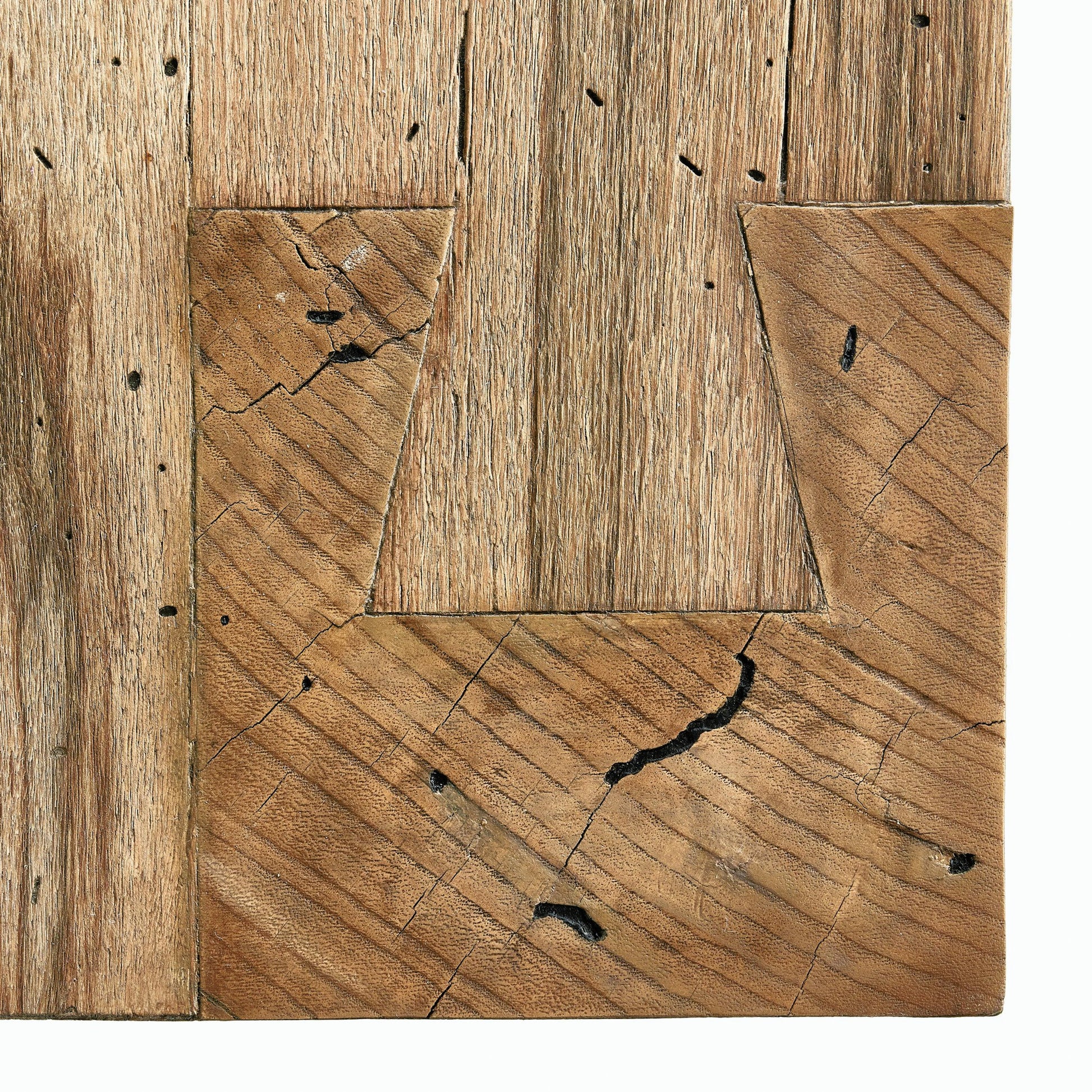 Abaso Accent Bench by Four Hands in ebony rustic wormwood oak. Made from thick oak veneer, engineered hardwood in a modern style.