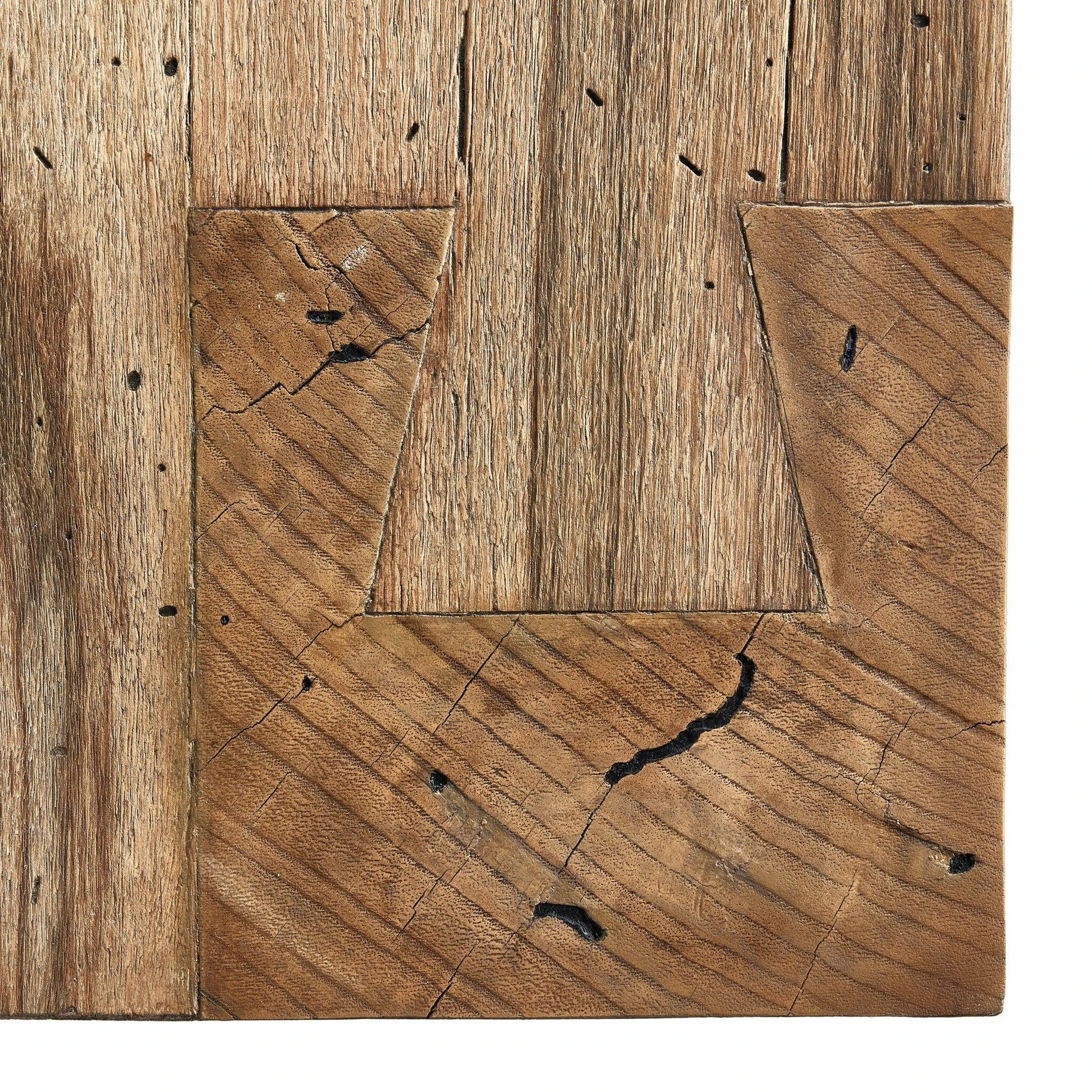 Abaso Accent Bench by Four Hands in ebony rustic wormwood oak. Made from thick oak veneer, engineered hardwood in a modern style.