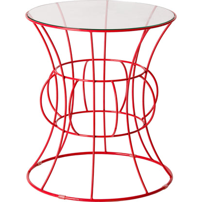Belle Round Glass Top Table by Emissary. Made from unique in a modern style.