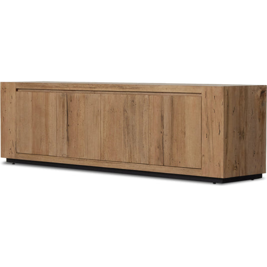 001 SI-2000876 | Primary Silo | Abaso Media Console by Four Hands. Made from thick oak veneer in a modern style.