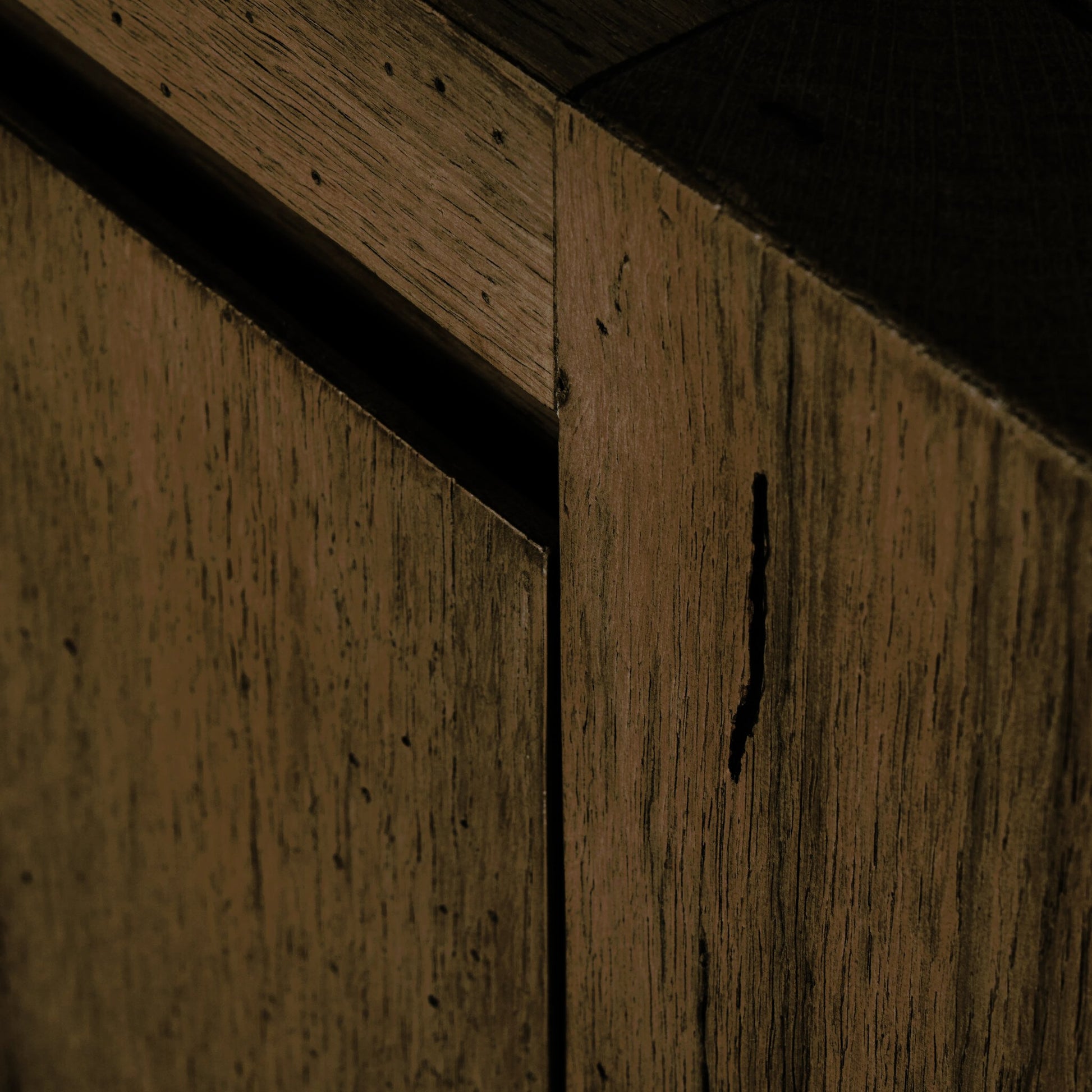 Abaso Media Console by Four Hands. Made from thick oak veneer in a modern style.