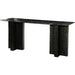 Terrell Large Console Table by Four Hands. Made from solid marble, aluminum, engineered hardwood in a modern style.