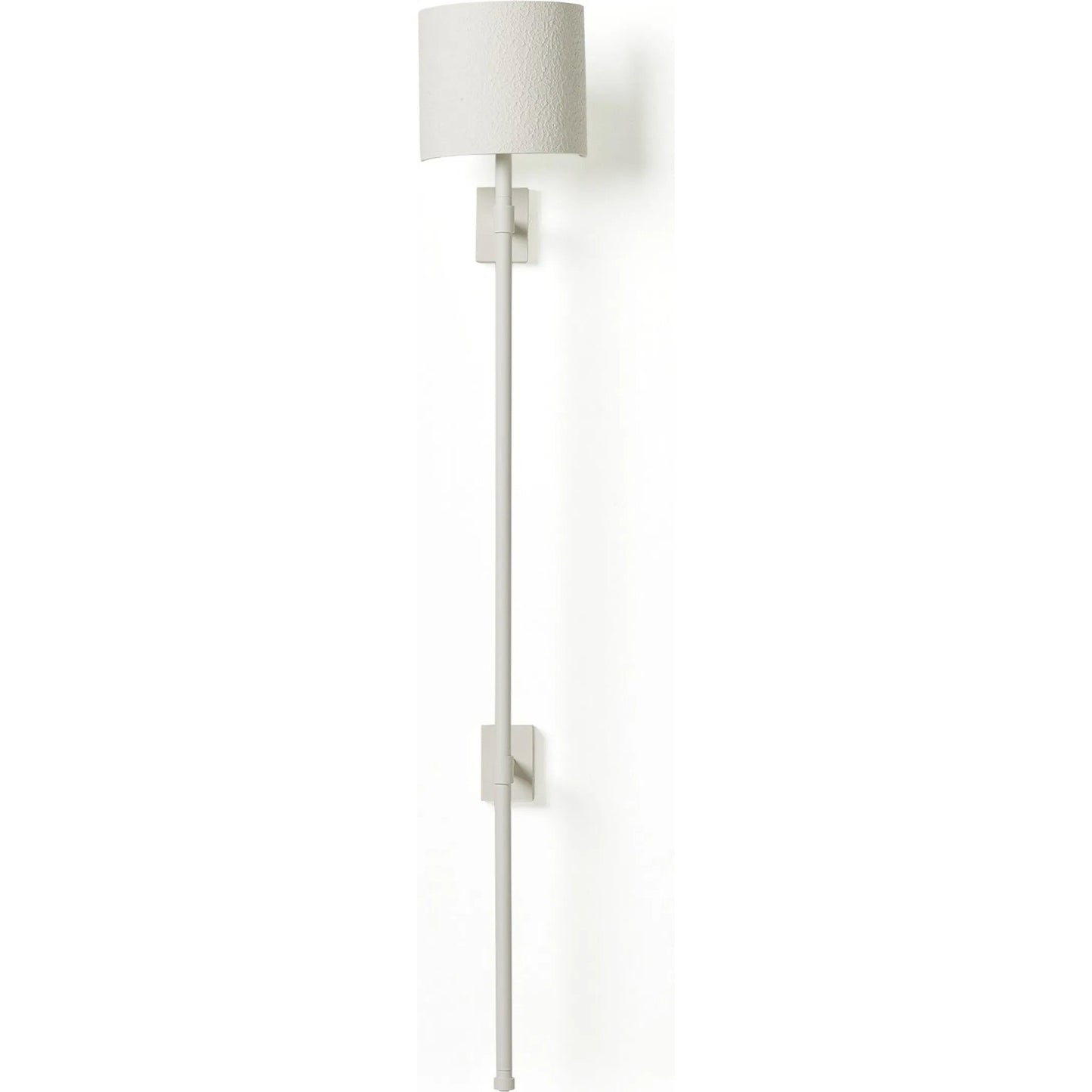 002 SI-2635330 | Additional Silo | Maurice Sconce by Four Hands in matte white plaster, matte white iron. Made from iron in a unique style.