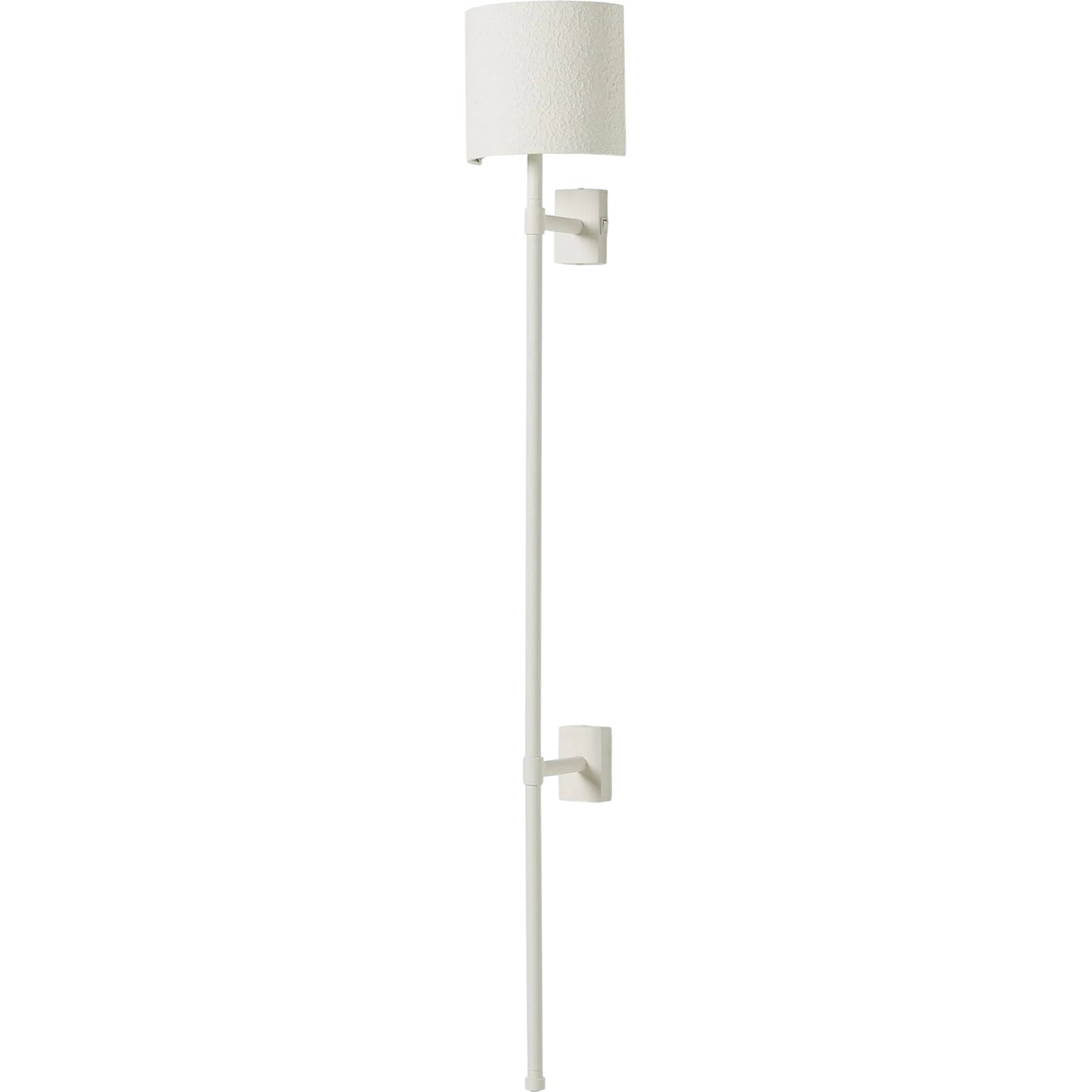 000 SI-2635330 | Primary Silo | Maurice Sconce by Four Hands in matte white plaster, matte white iron. Made from iron in a unique style.