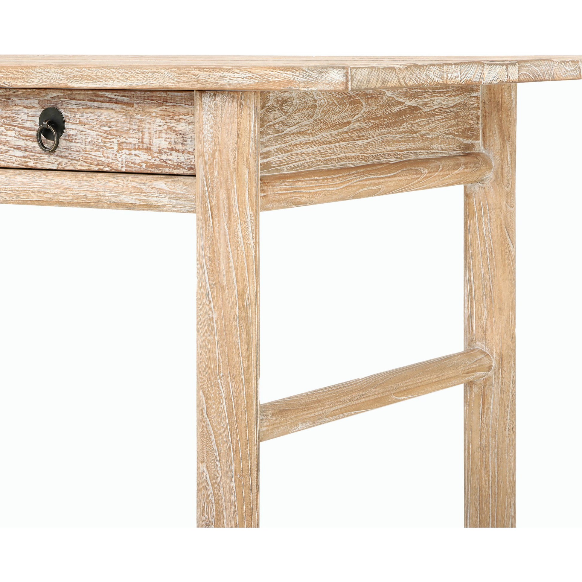 Griffith Desk by Four Hands in whitewash. Made from unique in a modern style.