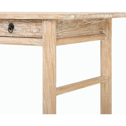 Griffith Desk by Four Hands in whitewash. Made from unique in a modern style.