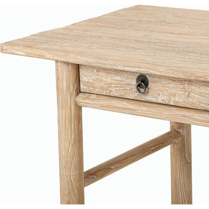 Griffith Desk by Four Hands in whitewash. Made from unique in a modern style.