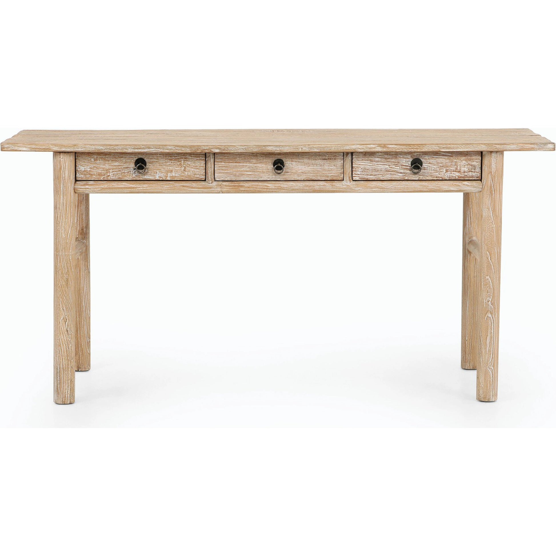 Griffith Desk by Four Hands in whitewash. Made from unique in a modern style.