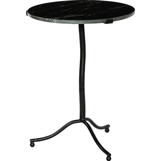 Sophie End Table by Four Hands. Made from solid marble, iron in a modern style.