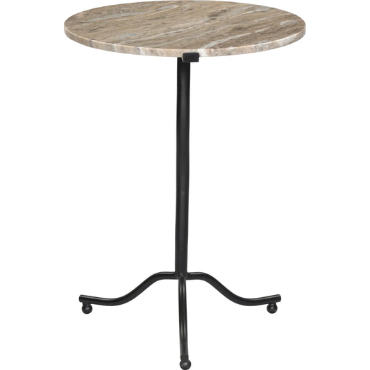 Sophie End Table by Four Hands. Made from solid marble, iron in a modern style.