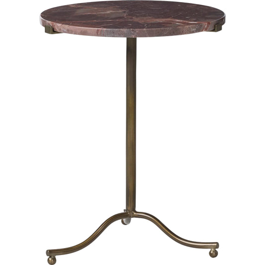 Sophie End Table by Four Hands. Made from solid marble, iron in a modern style.