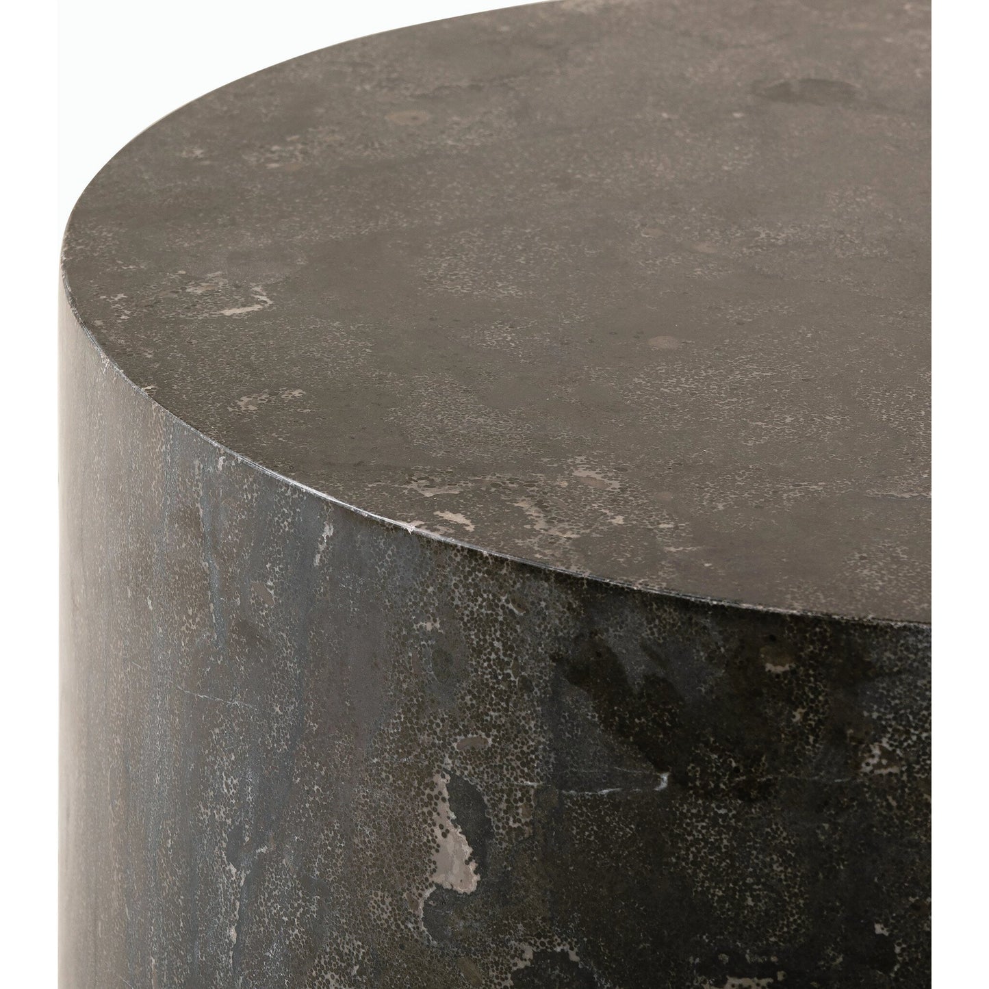 003 SI-2158265 | Closeup | Kramer End Table by Four Hands in bluestone. Made from bluestone, poplar plywood in a modern style.