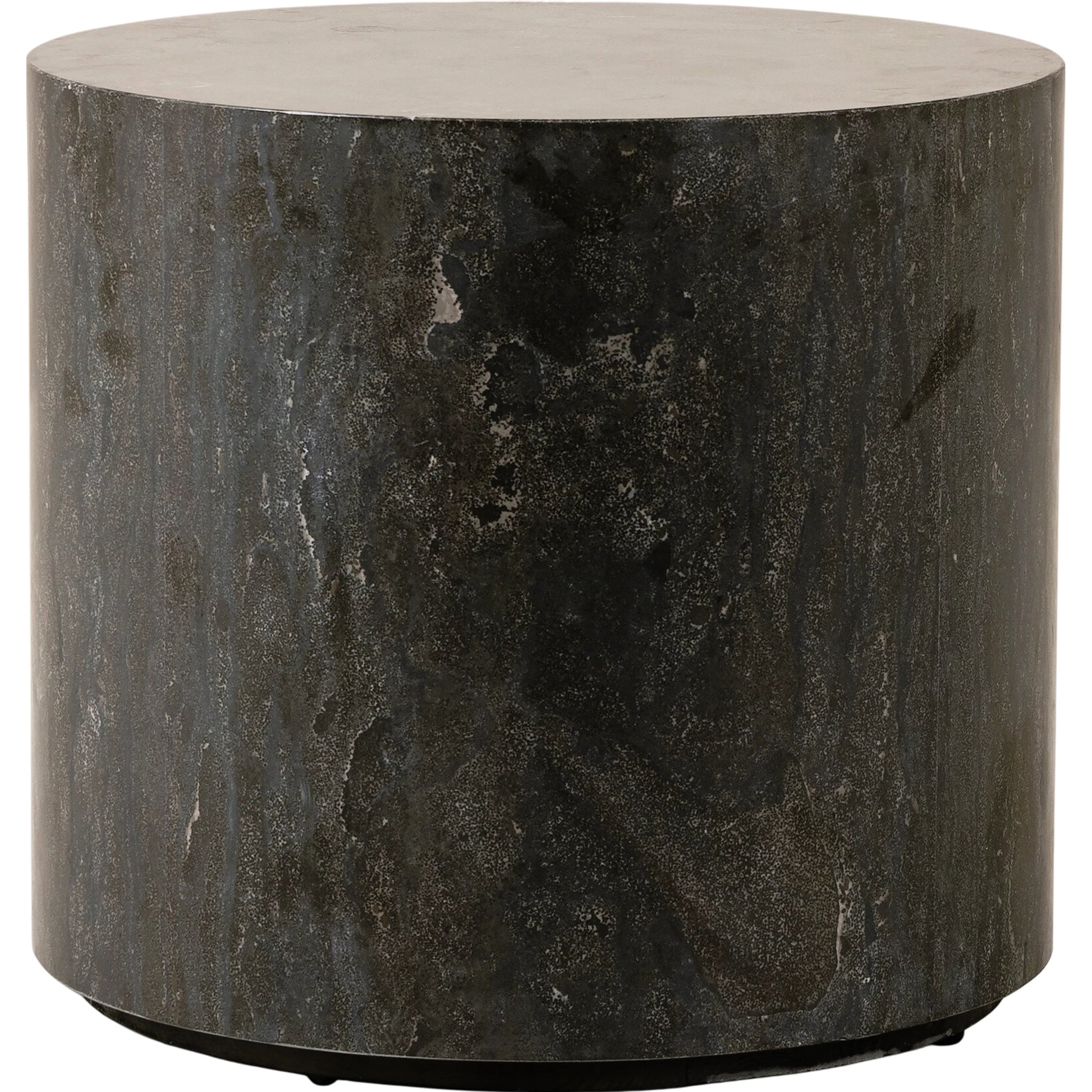 Kramer End Table by Four Hands in bluestone. Made from bluestone, poplar plywood in a modern style.