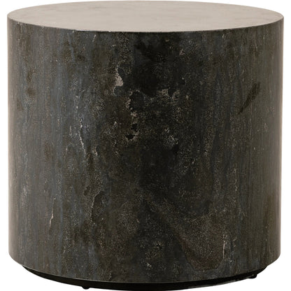 Kramer End Table by Four Hands in bluestone. Made from bluestone, poplar plywood in a modern style.