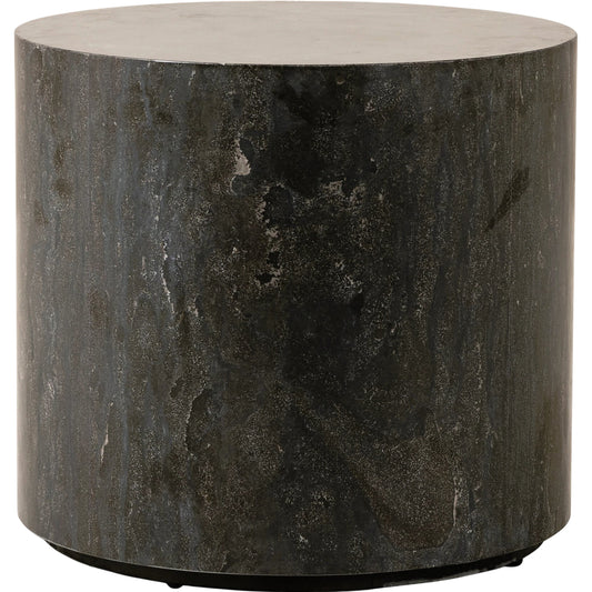 Kramer End Table by Four Hands in bluestone. Made from bluestone, poplar plywood in a modern style.