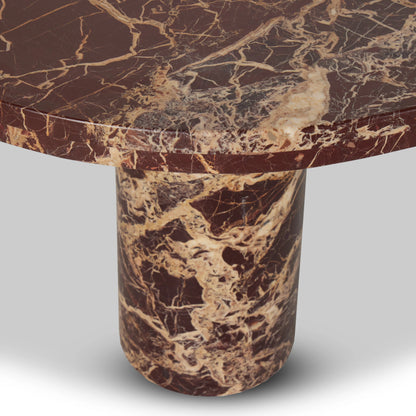Zion Coffee Table by Four Hands. Made from solid marble, engineered hardwood in a modern style.