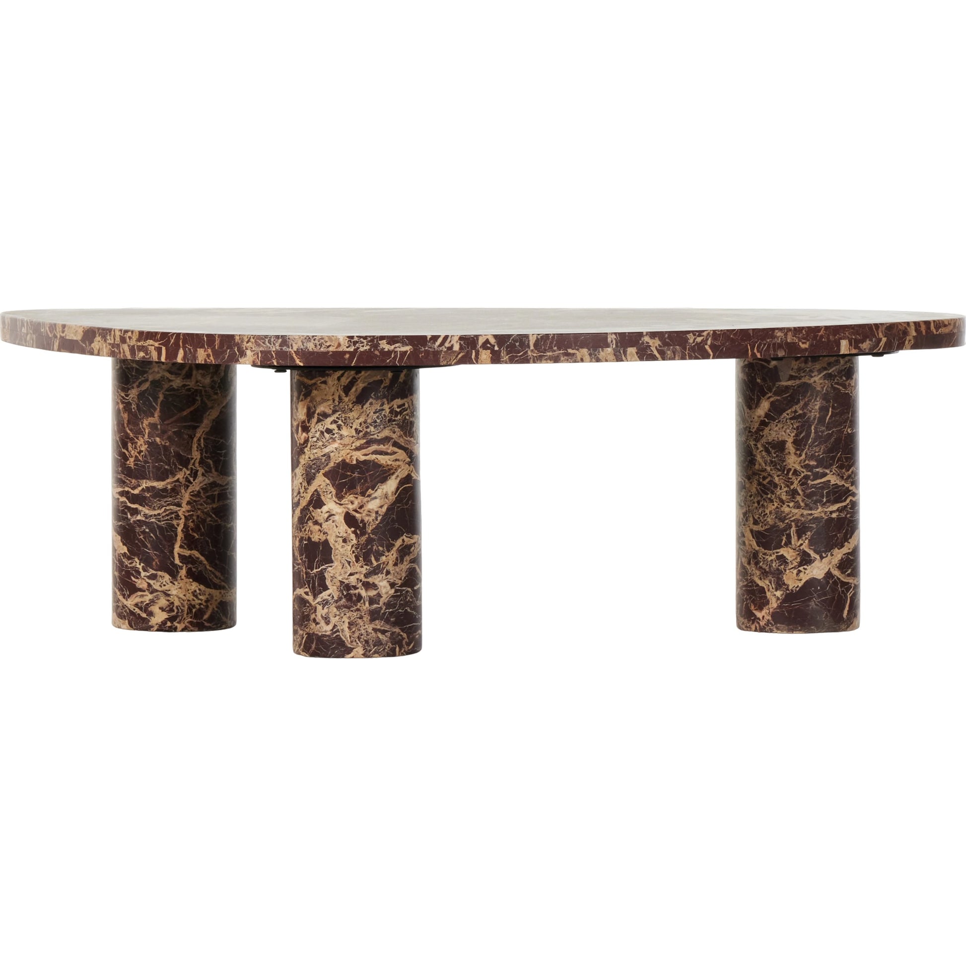 Zion Coffee Table by Four Hands. Made from solid marble, engineered hardwood in a modern style.