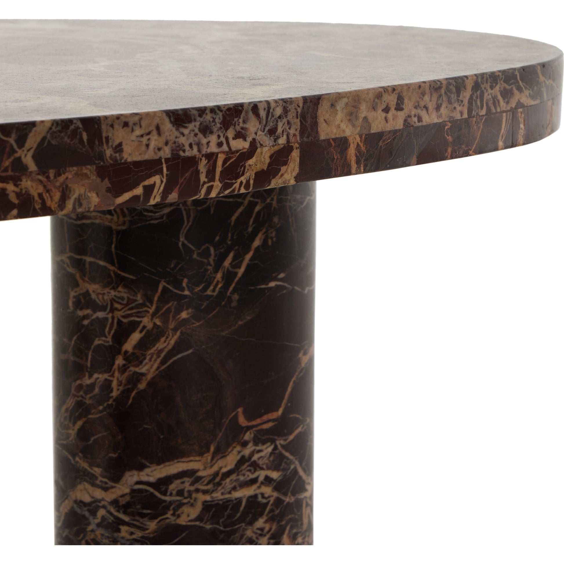 Zion Coffee Table by Four Hands. Made from solid marble, engineered hardwood in a modern style.