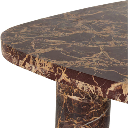 Zion Coffee Table by Four Hands. Made from solid marble, engineered hardwood in a modern style.
