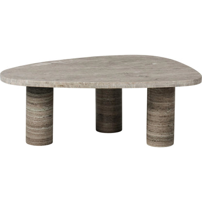 Zion Nesting Coffee Table by Four Hands in antique white marble. Made from solid marble in a unique style.
