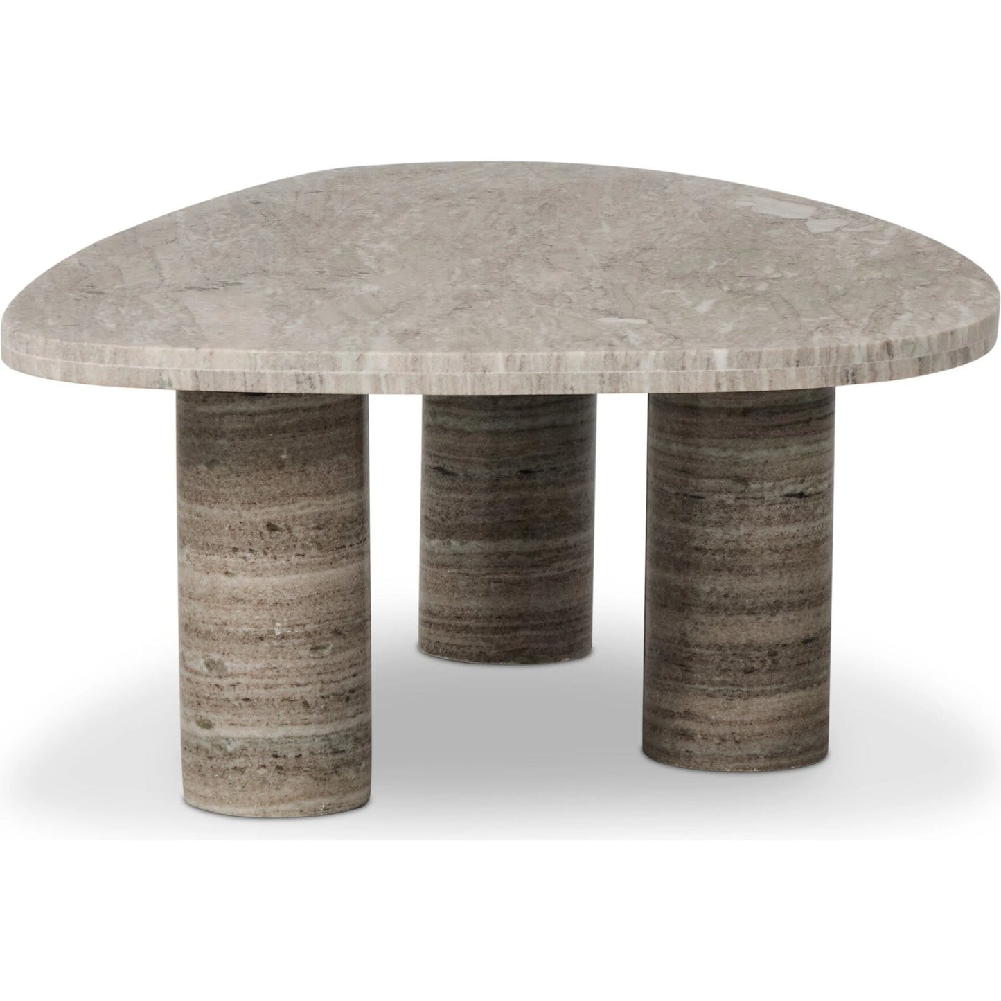 010 SI-2628497 | Additional Silo | Zion Nesting Coffee Table by Four Hands in antique white marble. Made from solid marble in a unique style.