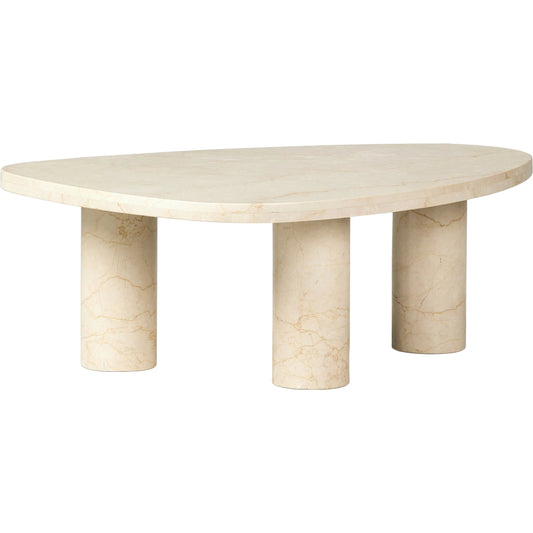 Zion Coffee Table by Four Hands. Made from solid marble, engineered hardwood in a modern style.
