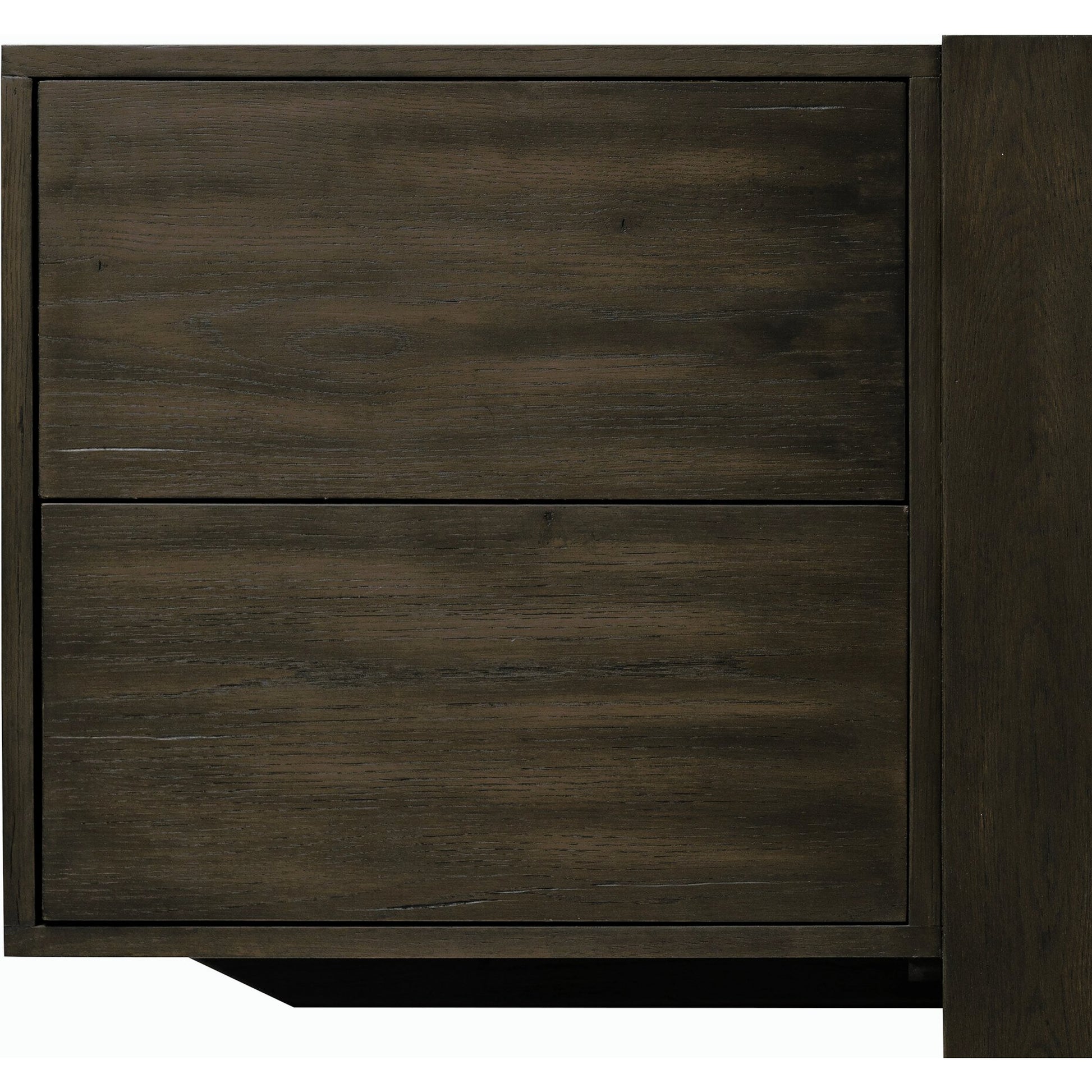 Fisher Media Console by Four Hands. Made from thick oak veneer in a modern style.