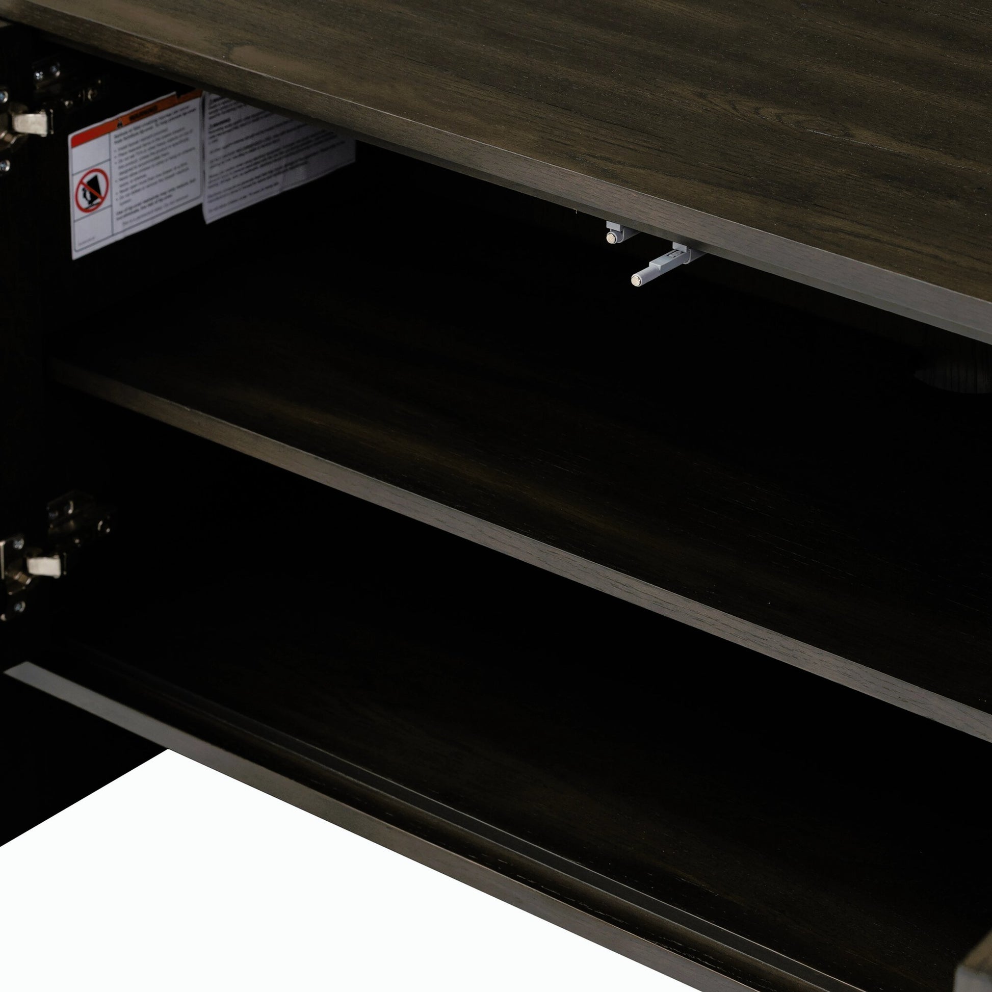 Fisher Media Console by Four Hands. Made from thick oak veneer in a modern style.