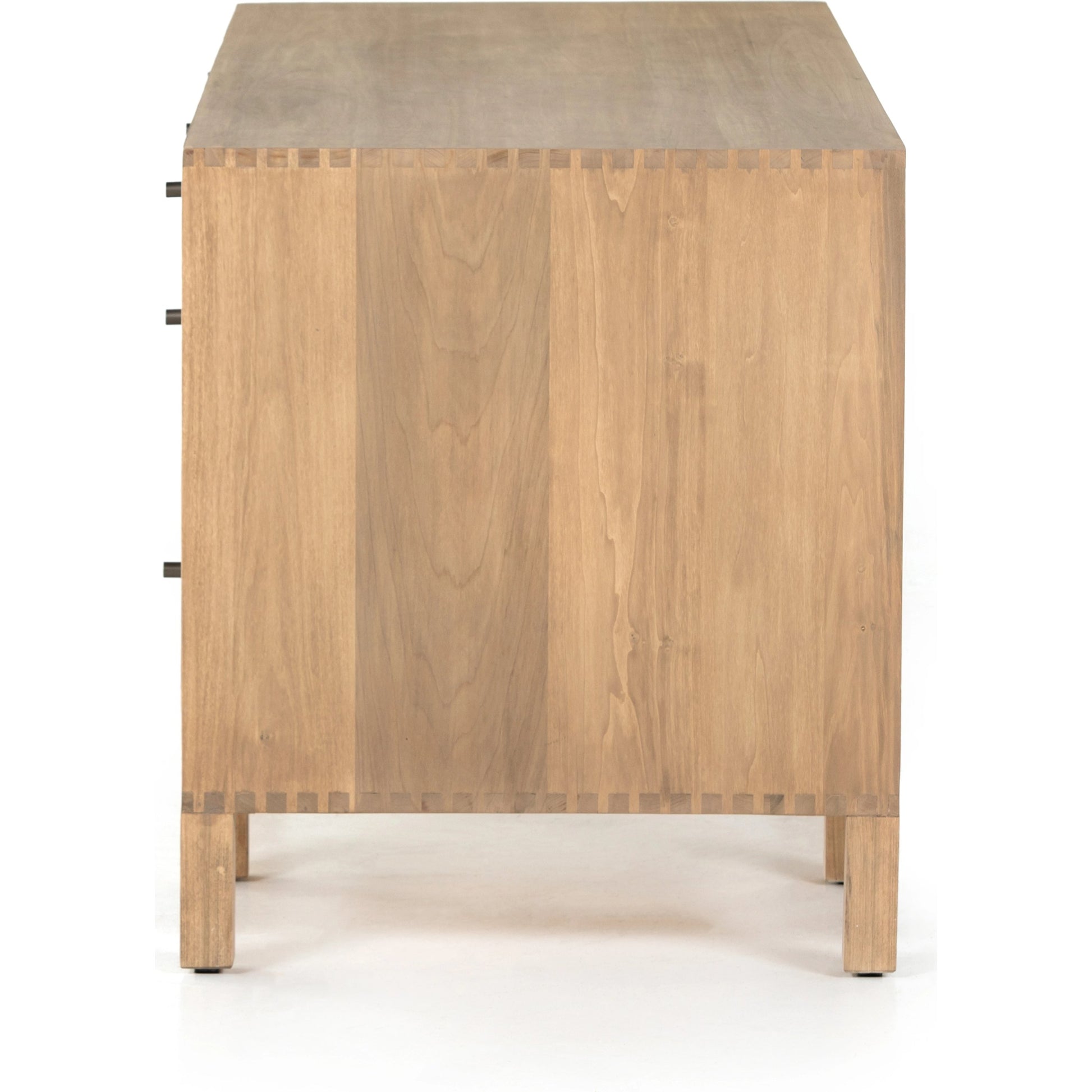 Isador Executive Desk by Four Hands. Made from solid poplar, top grain leather in a modern style.