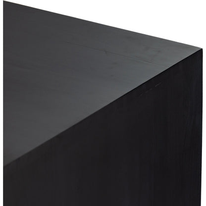 Isador Executive Desk by Four Hands. Made from solid poplar, top grain leather in a modern style.