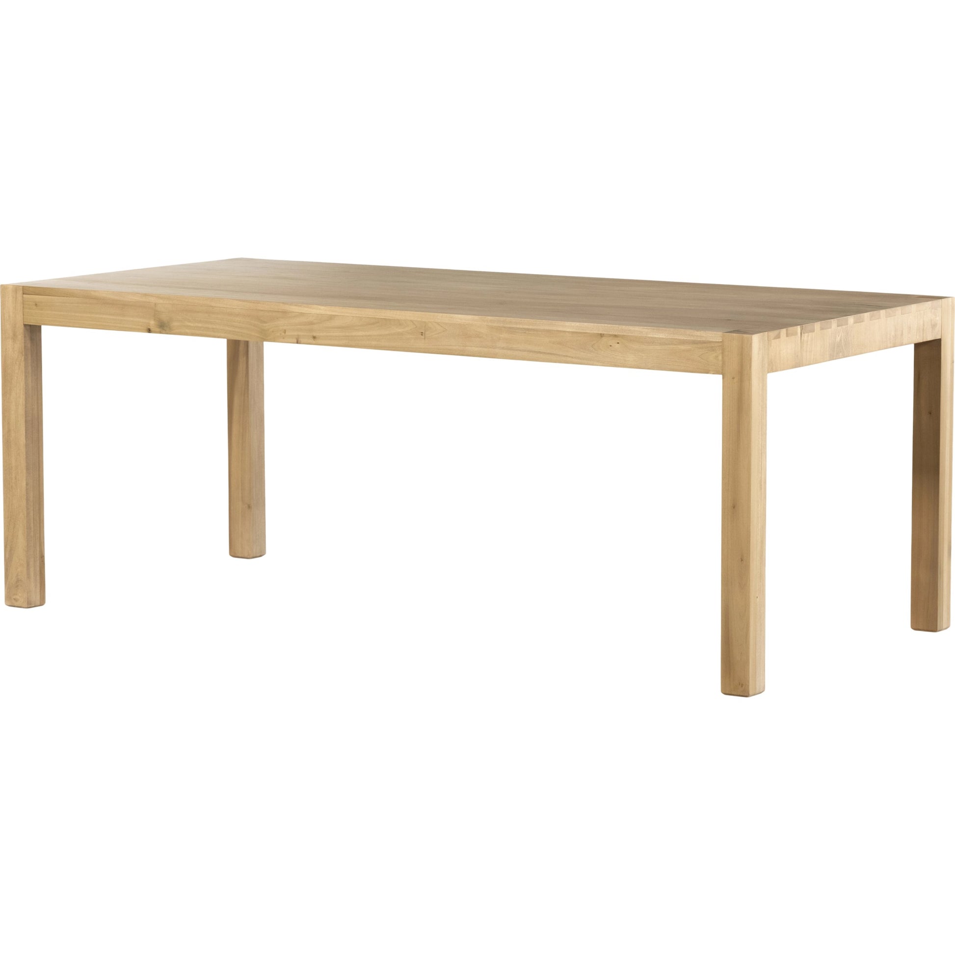 Isador Dining Table by Four Hands. Made from solid poplar in a modern style.