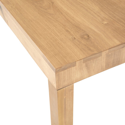 Isador Dining Table by Four Hands. Made from solid poplar in a modern style.