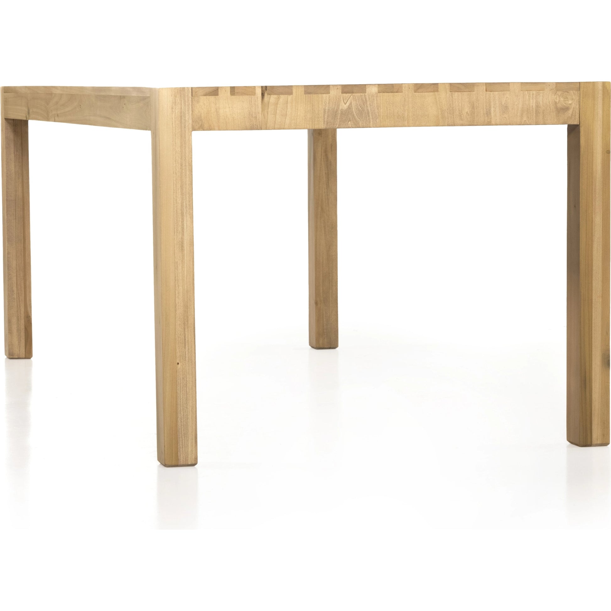 Isador Dining Table by Four Hands. Made from solid poplar in a modern style.