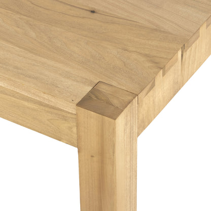 Isador Dining Table by Four Hands. Made from solid poplar in a modern style.