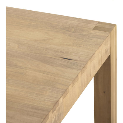 Isador Dining Table by Four Hands. Made from solid poplar in a modern style.