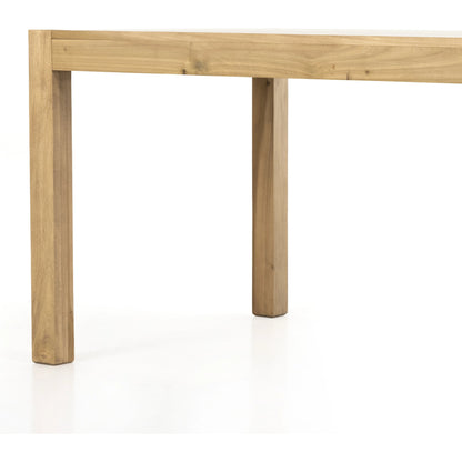 Isador Dining Table by Four Hands. Made from solid poplar in a modern style.
