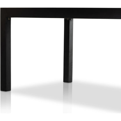 Isador Dining Table by Four Hands. Made from solid poplar in a modern style.