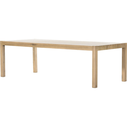 Isador Dining Table by Four Hands. Made from solid poplar in a modern style.