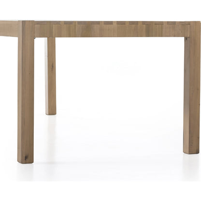 Isador Dining Table by Four Hands. Made from solid poplar in a modern style.
