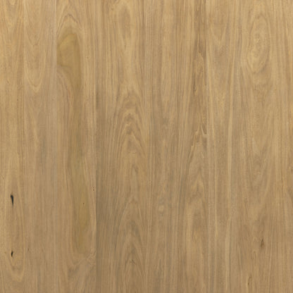 Isador Dining Table by Four Hands. Made from solid poplar in a modern style.