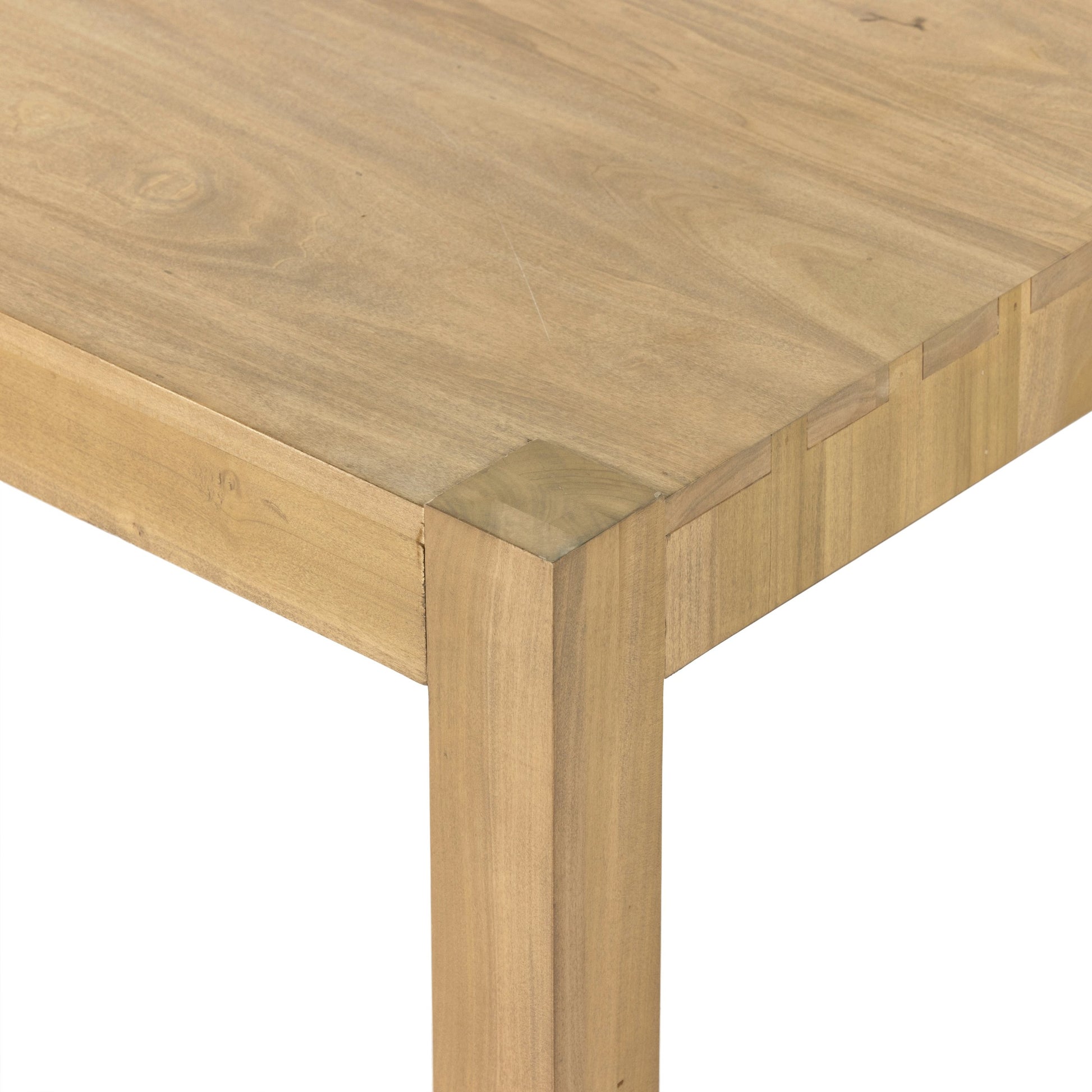 Isador Dining Table by Four Hands. Made from solid poplar in a modern style.