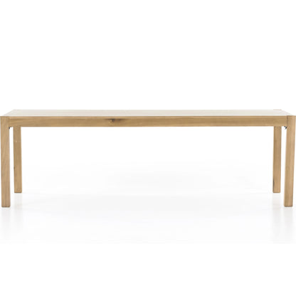 Isador Dining Table by Four Hands. Made from solid poplar in a modern style.