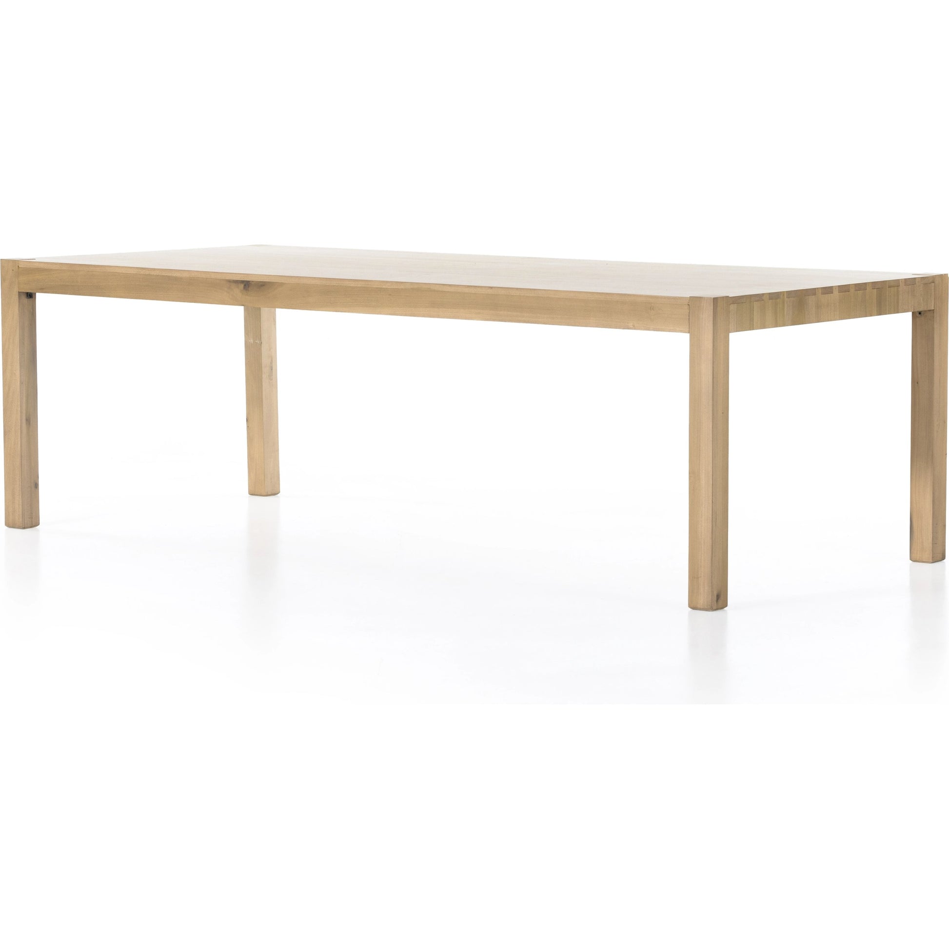 Isador Dining Table by Four Hands. Made from solid poplar in a modern style.