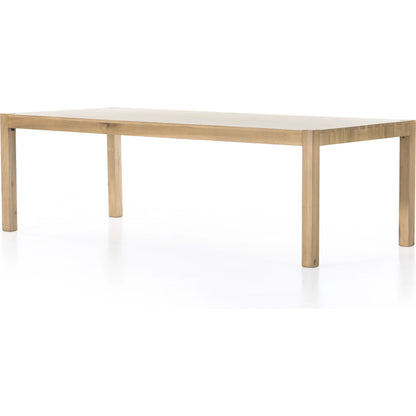 Isador Dining Table by Four Hands. Made from solid poplar in a modern style.