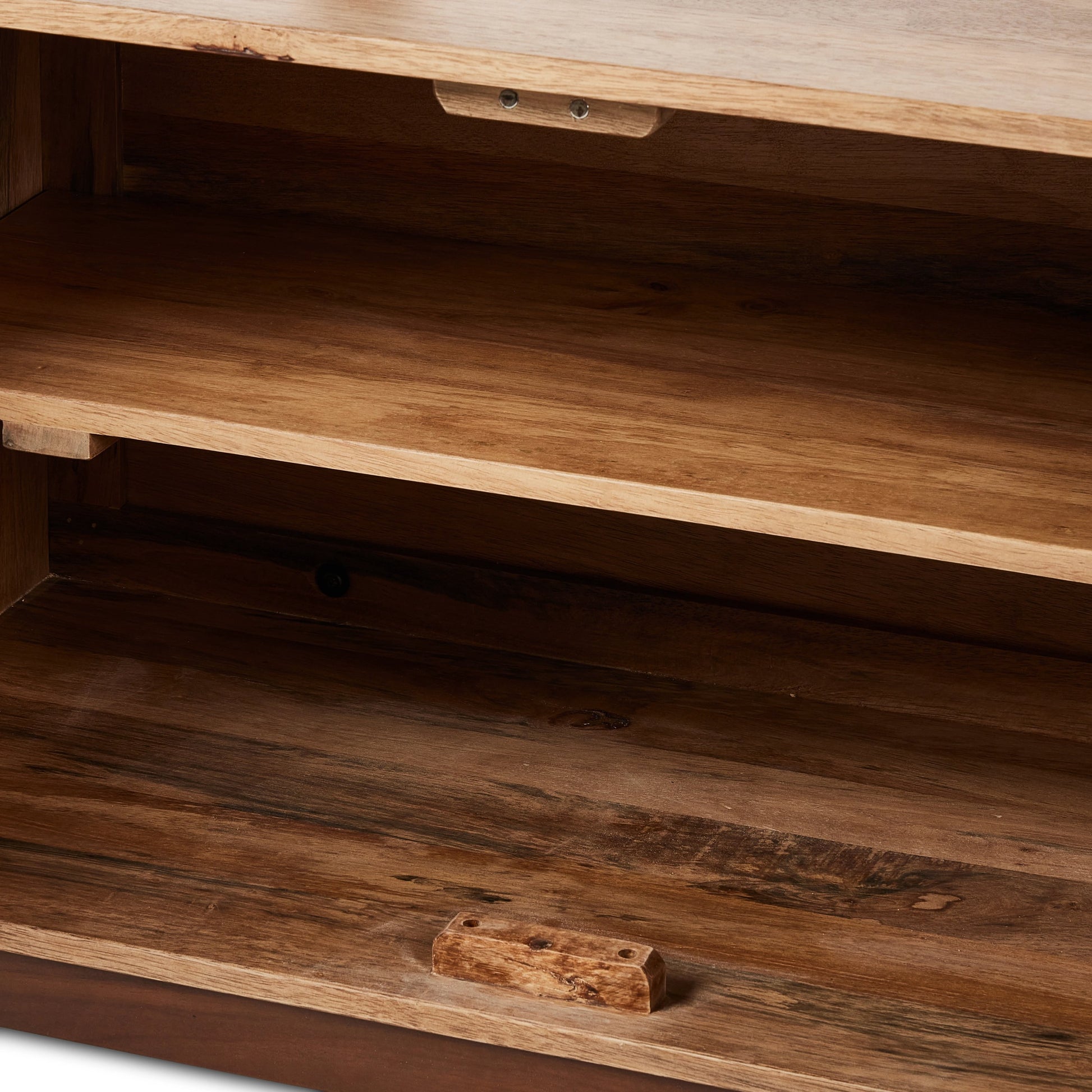 Reza Bookcase by Four Hands. Made from solid acacia, solid parawood in a modern style.