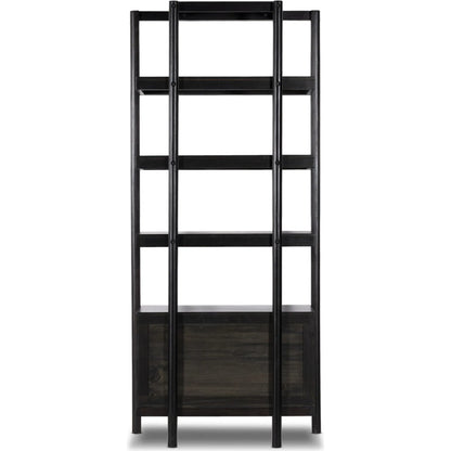 Reza Bookcase by Four Hands. Made from solid acacia, solid parawood in a modern style.