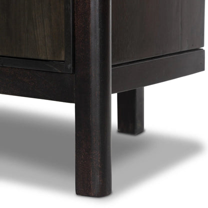 Reza Bookcase by Four Hands. Made from solid acacia, solid parawood in a modern style.