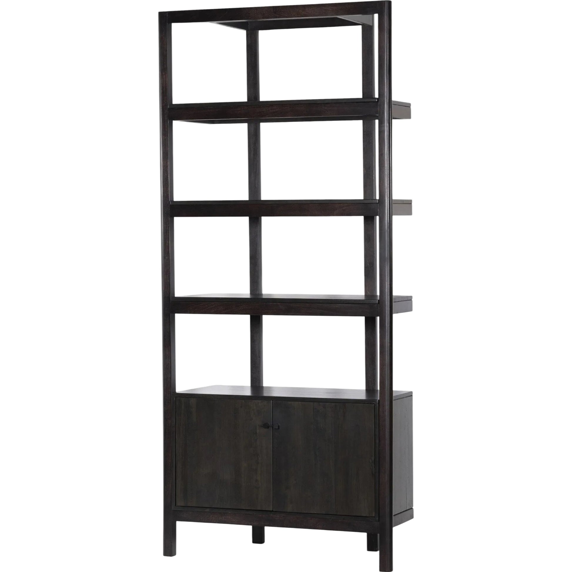 Reza Bookcase by Four Hands. Made from solid acacia, solid parawood in a modern style.