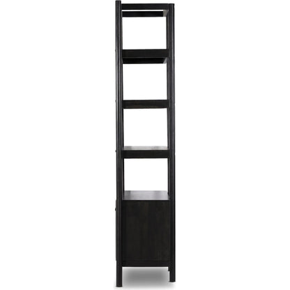 Reza Bookcase by Four Hands. Made from solid acacia, solid parawood in a modern style.